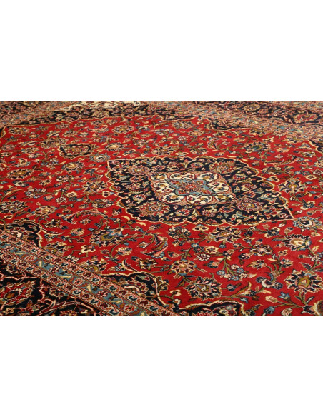 Rug Ardakan Persia maroon blue 245x355
