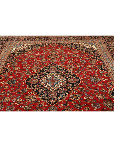 Rug Ardakan Persia maroon blue 245x355
