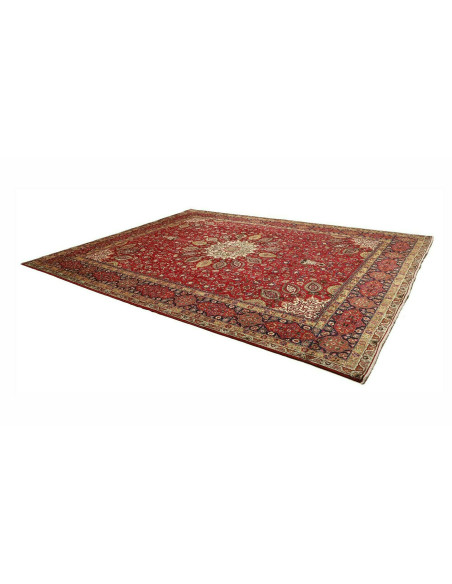 Rug Tabriz Persia maroon 302x390