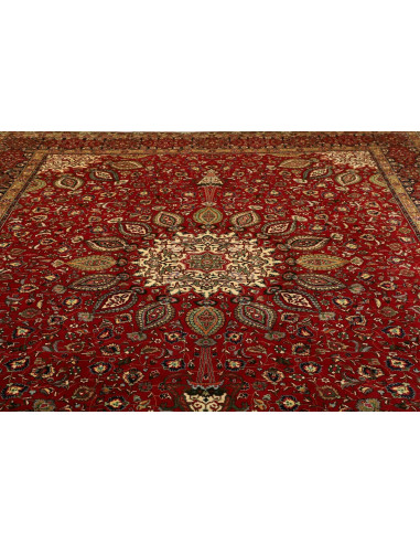Tappeto Tabriz Persia marrone 302x390