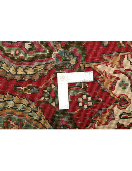 Rug Tabriz Persia maroon 302x390
