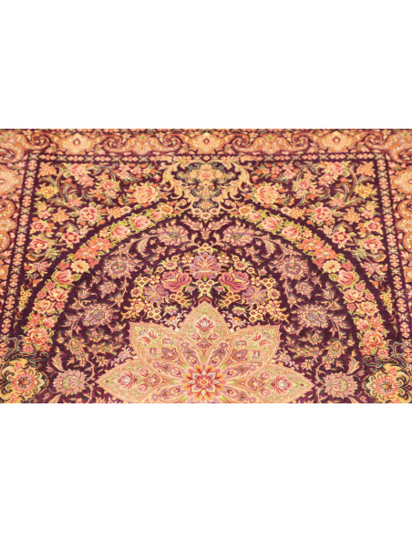 Ghom Silk 80x117 Cm Ghom Silk, Persia, 100% Silk warp: