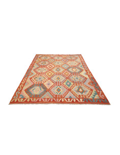Kilim 174x234 Cm Afghan Kilim, Hand-carded Wool 2