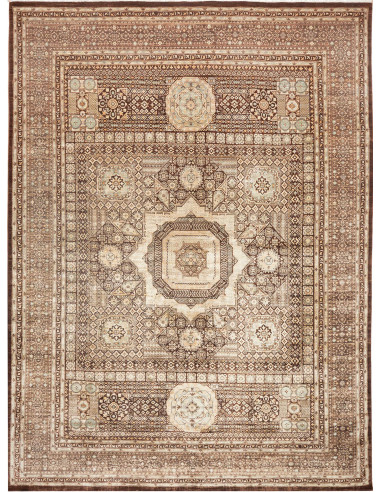 Tappeto Mamlouk Pakistan 266x356 Marrone Beige