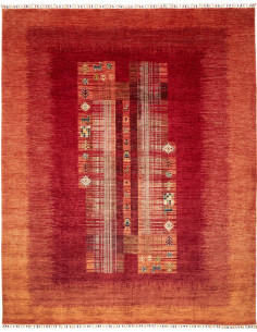 Siva 245x301 Cm Siva, Pakistan, Lana Cardata A Mano, Cotone,