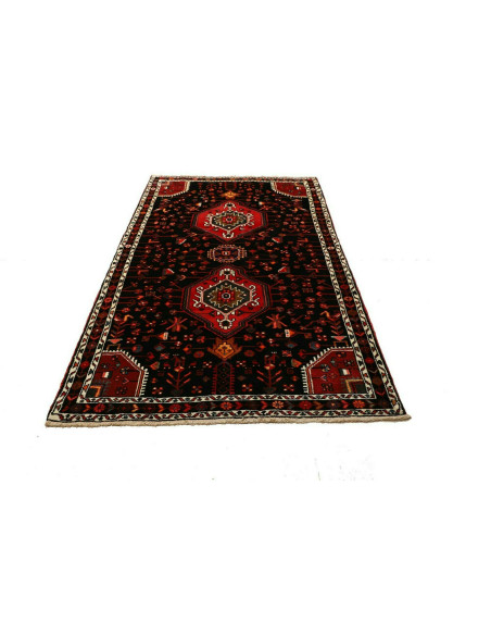Tappeto Hamadan Persia blu marrone 145x218