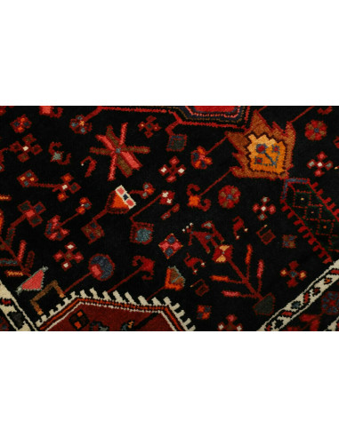 Tappeto Hamadan Persia blu marrone 145x218