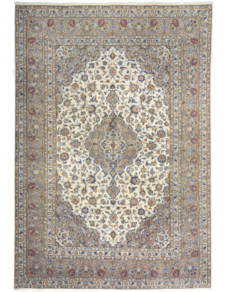 Kashan 207x300 Cm Kashan, Persia, Hand-spun Wool warp: