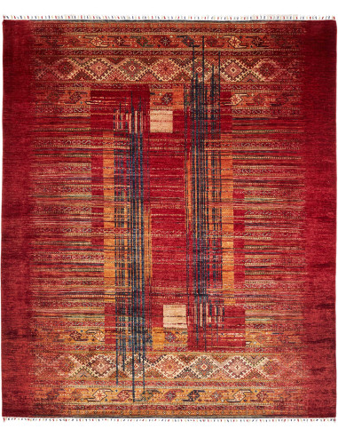 Rug Siva Pakistan 255x301 Deep Red Gold