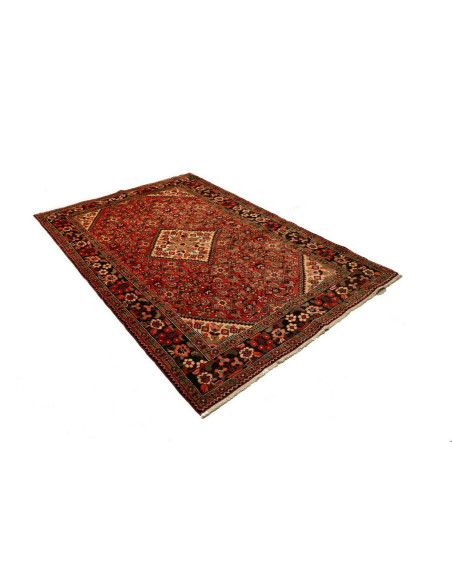 Rug Hamadan Persia maroon blue 150x228