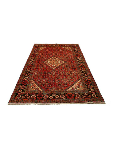 Rug Hamadan Persia maroon blue 150x228