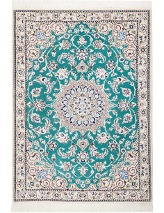 Rug Nain 9La Persia sky blue grey 90x127