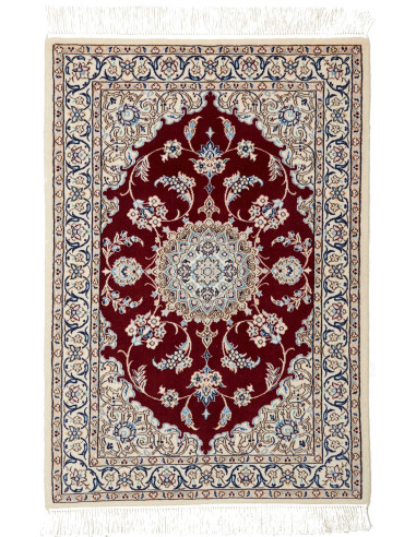 Nain 6la 64x93 Cm Nain 6la, Persia, Hand-carded Wool And