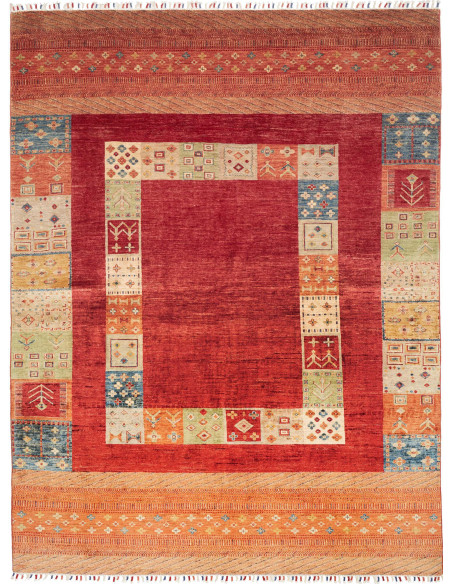 Rug Siva Pakistan 210x280 Red Orange
