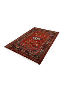 Rug Hamadan Persia maroon orange 140x205 2