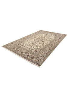 Tappeto Kashan Persia beige grigio 202x305 2