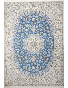 Nain 9la 248x353 Cm Nain 9la, Persia, Lana Cardata A Mano E