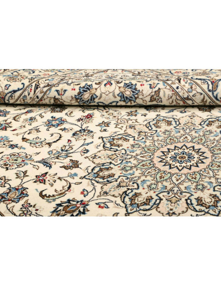 Rug Kashan Persia white 200x293