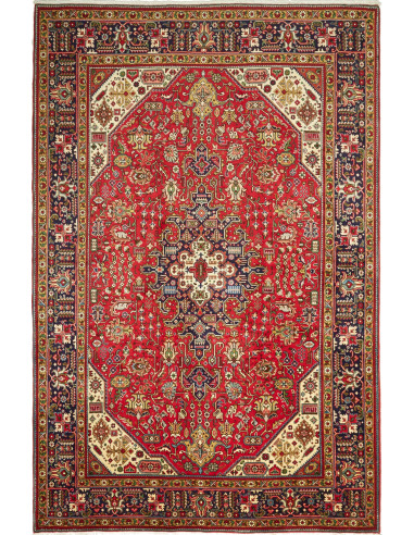Tabriz 197x300 Cm Tabriz, Persia, Lana Cardata A Mano