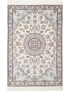Tappeto Nain 9La Persia beige azzurro 82x120