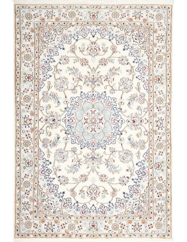 Nain 9la 138x204 Cm Nain 9la, Persia, Hand-carded Wool And