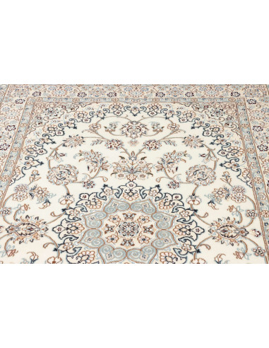 Nain 9la 136x217 Cm Nain 9la, Persia, Lana Cardata A Mano E