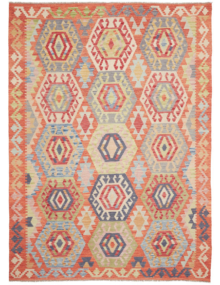 Kilim 184x248 Cm Kilim, Afghanistan, Hand-carded Wool (warp: