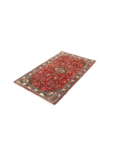 Rug Hamadan Persia green red 80x130 2