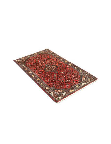 Rug Hamadan Persia green red 80x130