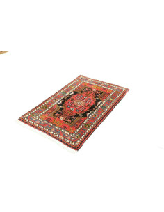 Rug Hamadan Persia brown white 78x123 2
