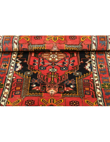 Rug Hamadan Persia brown white 78x123