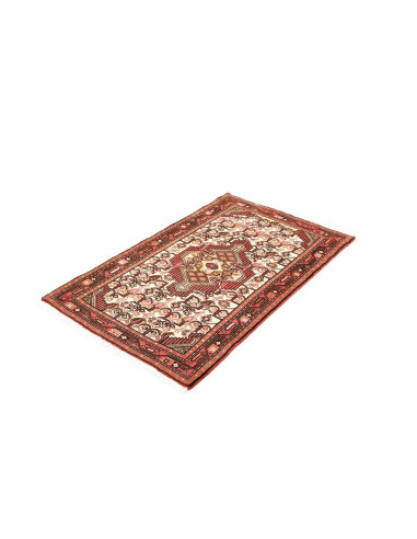 Rug Hamadan Persia red beige 78x125