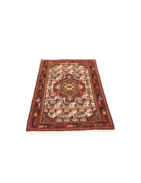 Rug Hamadan Persia red beige 78x125