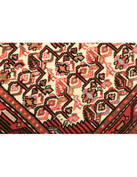 Rug Hamadan Persia red beige 78x125