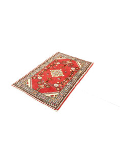 Rug Hamadan Persia brown white 90x138 2