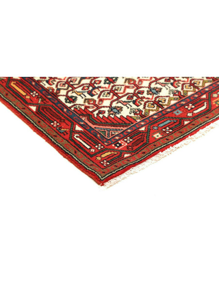 Rug Hamadan Persia brown white 80x128