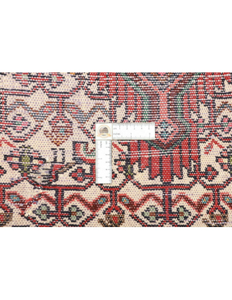 Rug Hamadan Persia brown white 80x128