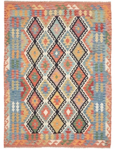 Kilim 174x235 Cm Kilim, Afghanistan, Hand-carded Wool (warp:
