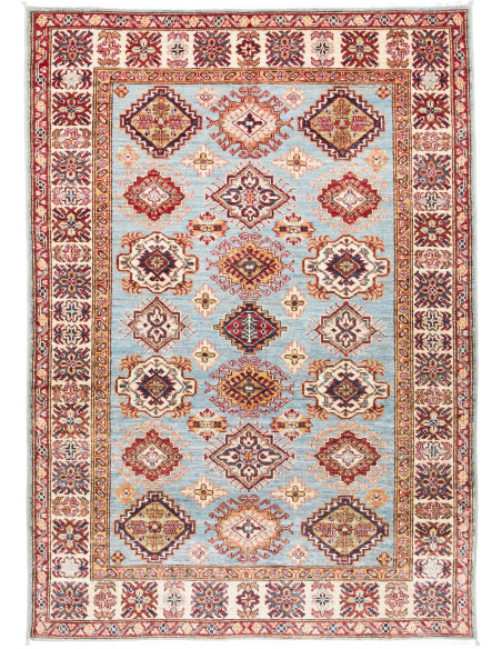 Kazak Fine 127x184 Cm Kazak Fine, Pakistan, Hand-carded Wool