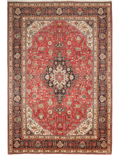 Tabriz 200x295 Cm Tabriz, Persia, Hand-carded Wool, Cotton,