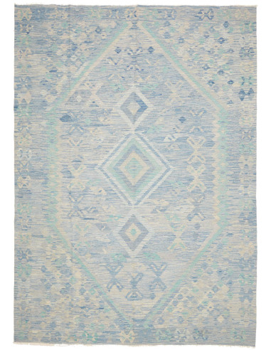 Kilim 210x295 Cm Kilim, Afghanistan, Lana Cardata A Mano