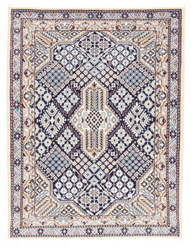 Nain 9la 92x120 Cm Nain 9la, Persia, Hand-carded Wool And