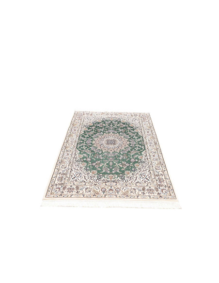 Nain 9la 105x154 Cm Nain 9la, Persia, Lana Cardata A Mano E