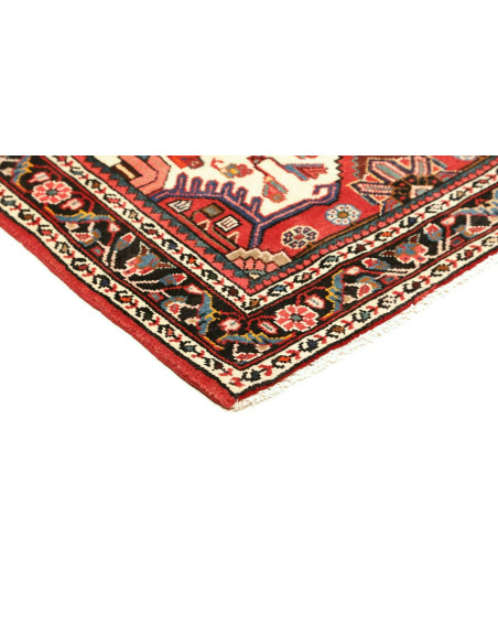 Tappeto Hamadan Persia marrone giallo 85x135