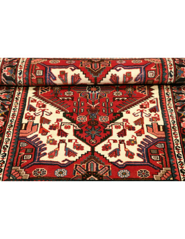 Tappeto Hamadan Persia marrone giallo 85x135