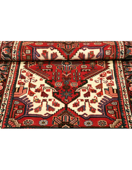 Rug Hamadan Persia brown yellow 85x135