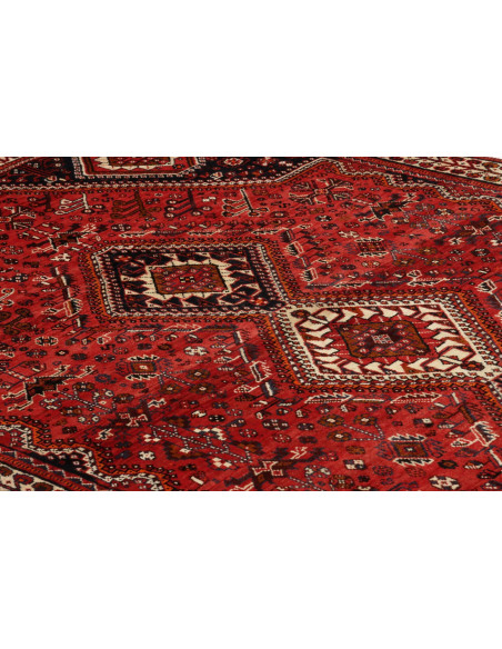 Shiraz 183x285 Cm Shiraz, Persia, Hand-carded Wool warp: