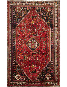 Shiraz 183x295 Cm Shiraz, Persia, Lana Cardata A Mano