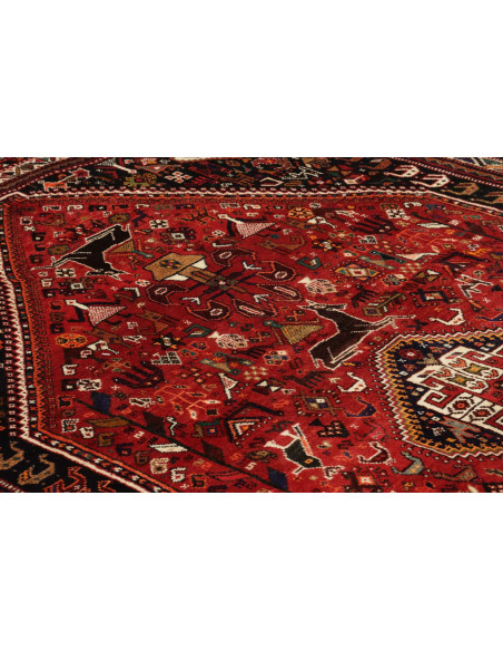 Shiraz 183x295 Cm Shiraz, Persia, Hand-carded Wool warp: