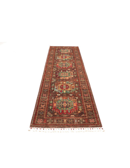 Rug Samarkand Pakistan 83x278 Rust Brown Teal G